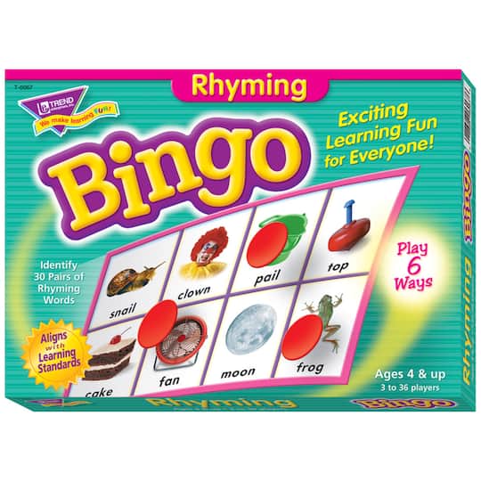 Trend Enterprises® Rhyming Bingo Game
